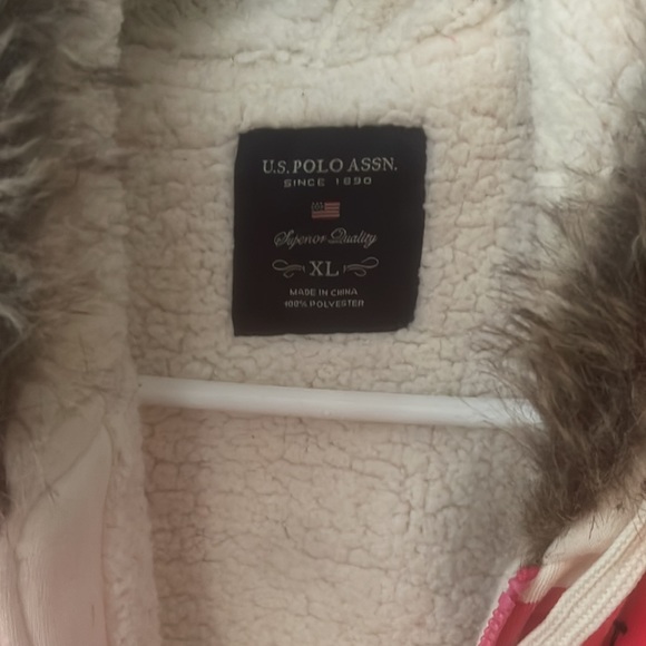 U.S Polo striped zip up - Picture 2 of 2